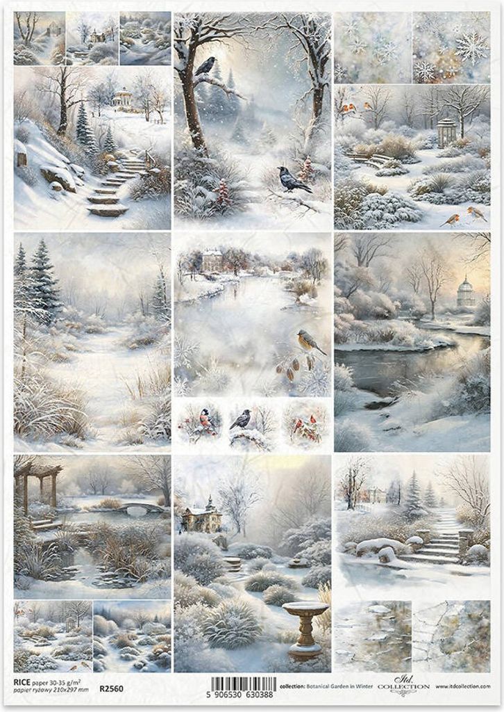 ITD Reispapier Decoupage Bastelpapier Produktbild 