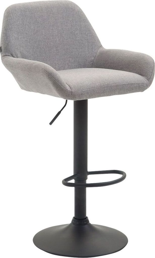 Barhocker Braga Stoff B grau