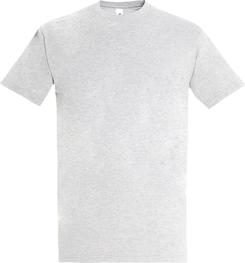 SOLS Imperial Herren T-Shirt, Kurzarm PC290 (L) (Aschgrau)