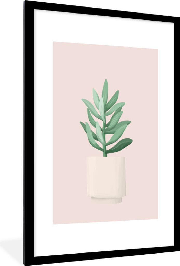 MuchoWow® MuchoWow® Gerahmtes Poster Blumentopf - Produktbild 