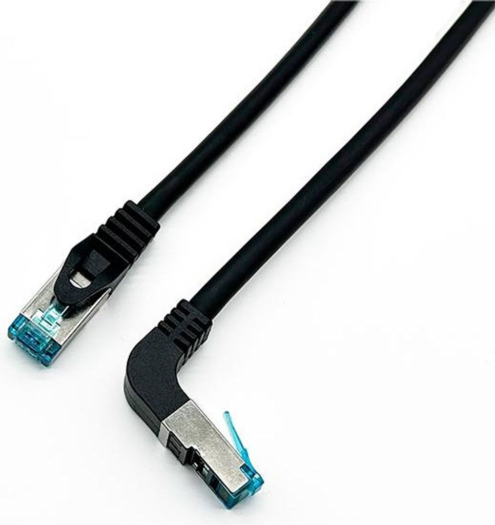 Equip Patchkabel Cat6A wink.S/FTP 2xRJ45 1.00m schwarz LSZH Polybeutel