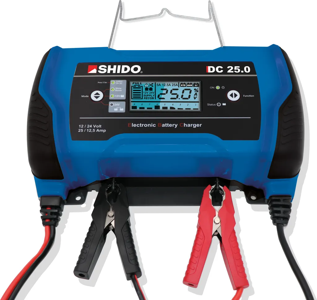 Chargeur de batterie Lithium et Plomb 25A avec mode de charge 9 étapes