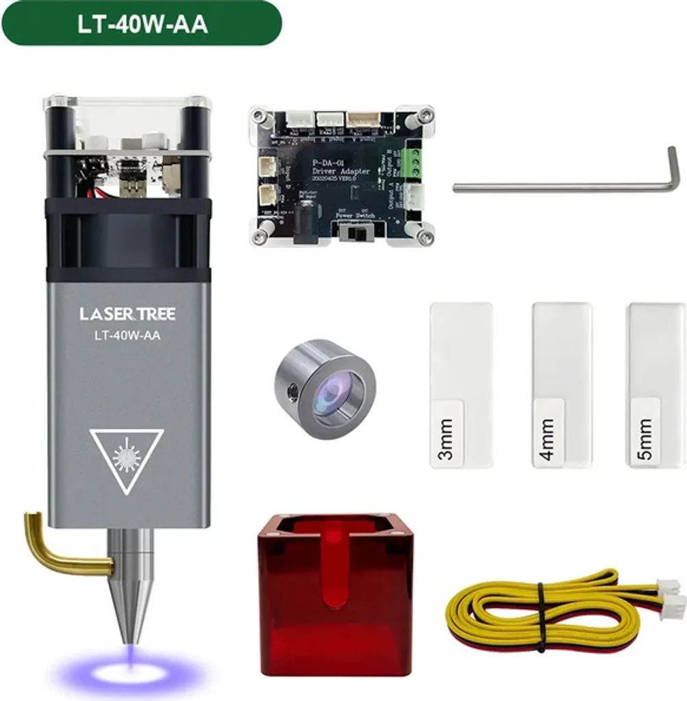 Module Laser pour Découpe Propre 40W LT-40W-AA, Assistance Air Intégrée - 2