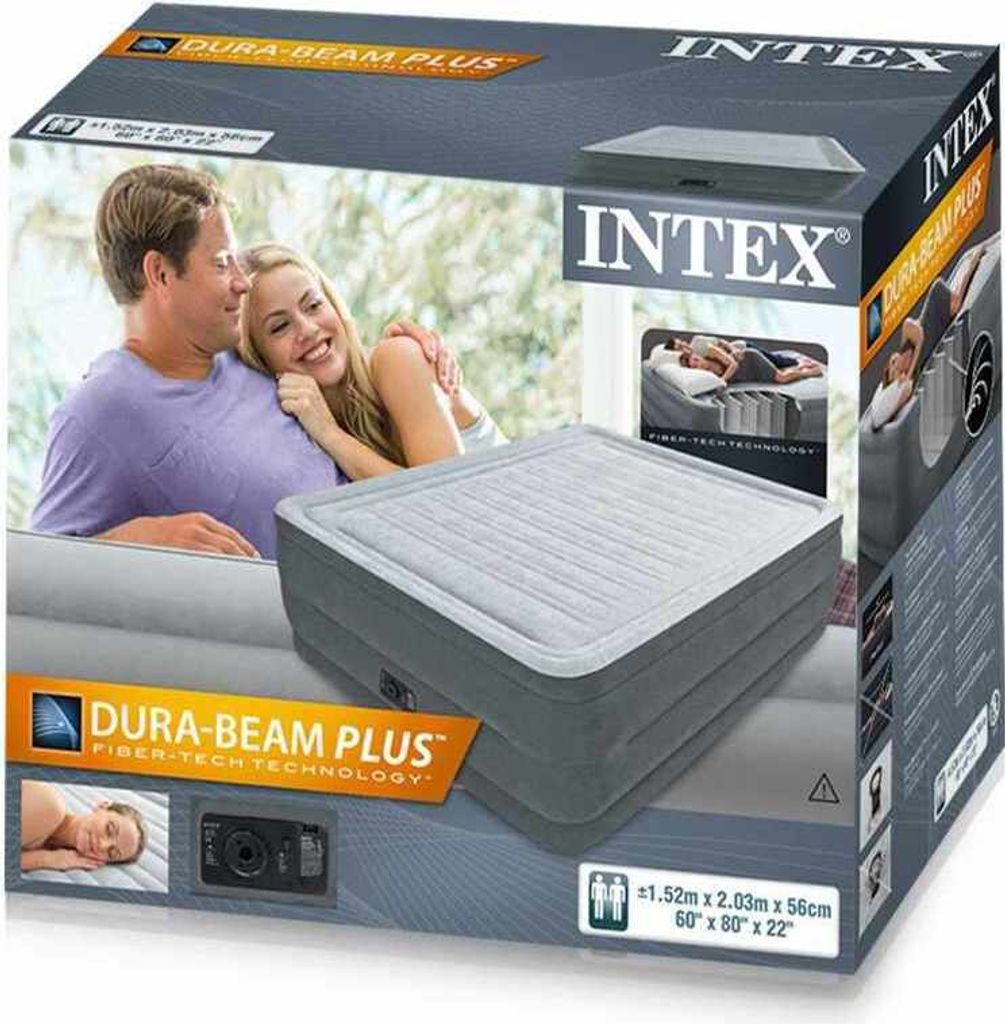 Intex Luftbett Comfort Plush High Rise Queen mit Pumpe Produktbild 18