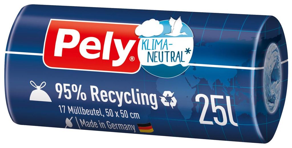 Pely ZB-Müllbeutel 25l Klima-Neutral (17 St) Produktbild 