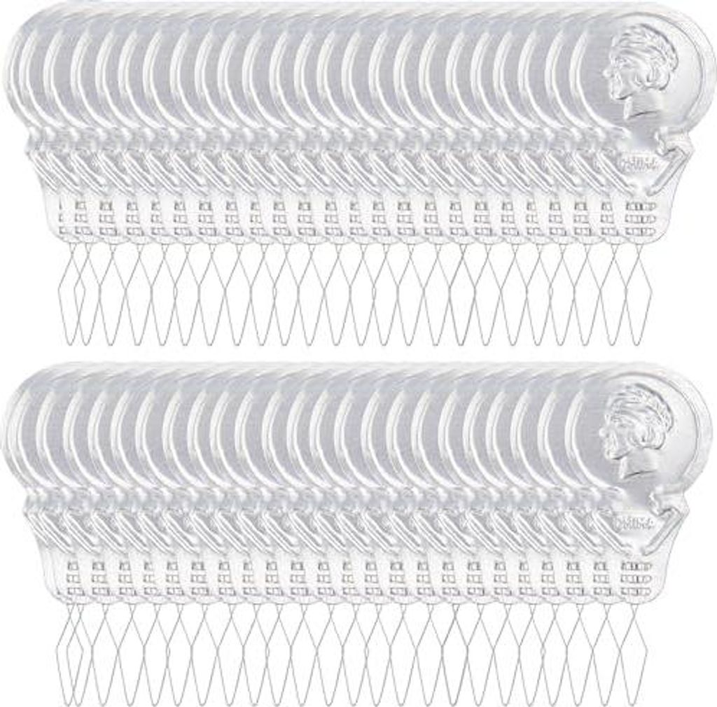 50 Stücke Einfädelhilfe,Nadeleinfädler,Einfädelhilfe für Nähnadeln,Einfädelhilfe Nähmaschine,Einfädler für Nadeln,Nadeleinfädler für N...