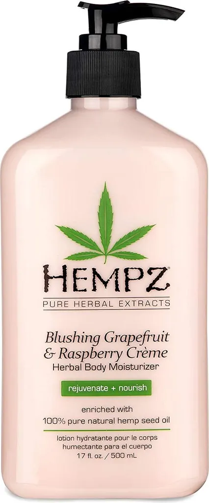 Lait corporel hydratant pour routine beauté pamplemousse framboise