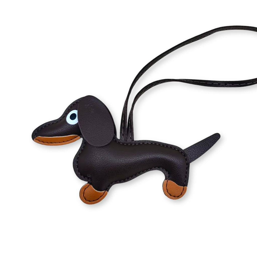Dackelanhänger Taschenanhänger Dackel – Taschenanhänger Hund in Dackel-Stil