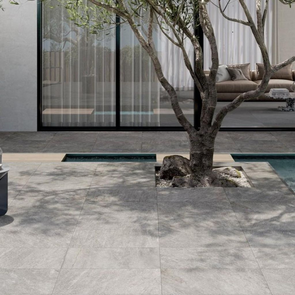 CASA39 Fliesen Steinoptik Grau 30x60 cm Rondine Geos