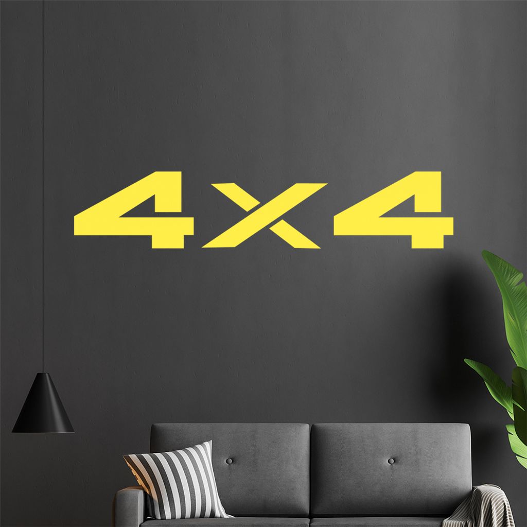 4 x 4 Totenkopf Wandtattoo in 6 Größen - Wandaufkleber Wall Sticker - Dekoration, Küche, Wohnzimmer, Schlafzimmer, Badezimmer