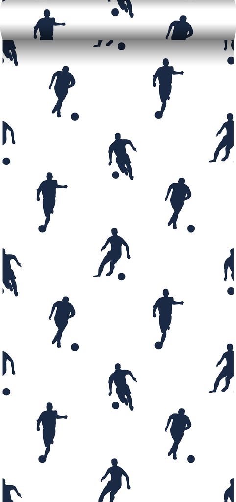 Walls4You Tapety tmavomodré futbalisti - 935289 - 53 cm x Obrázok produktu 
