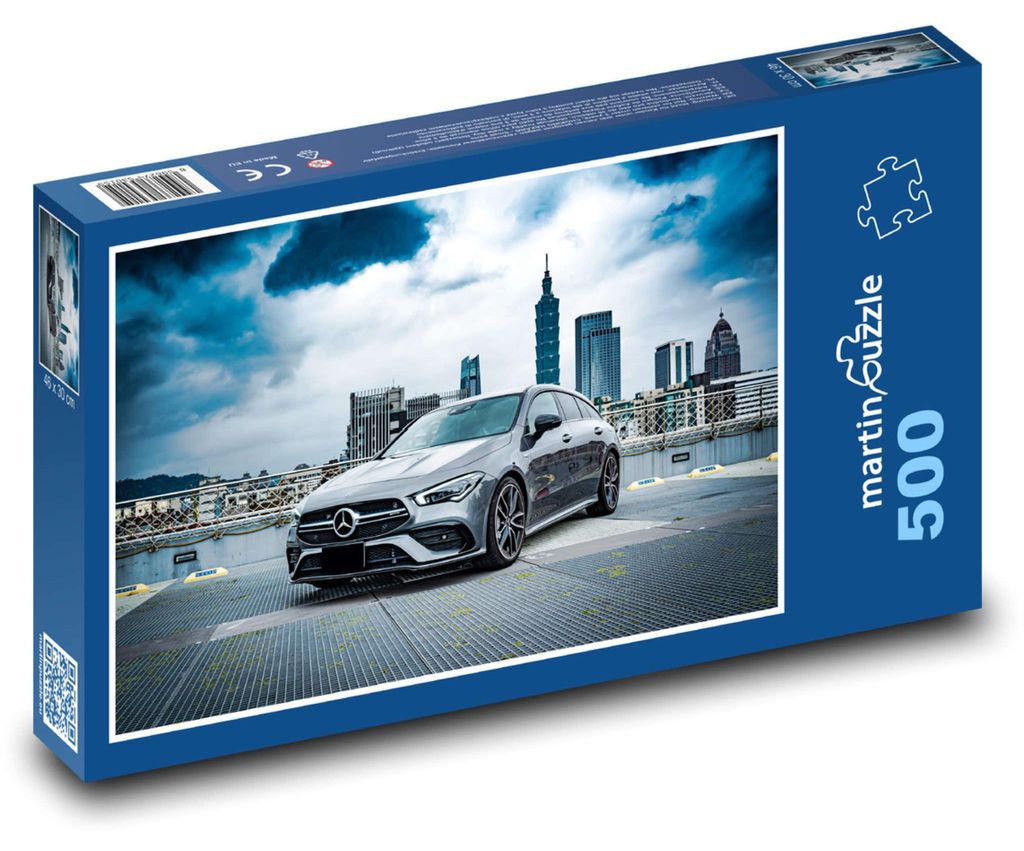Puzzle 500 Luxusauto in der Stadt - martinpuzzle Produktbild 