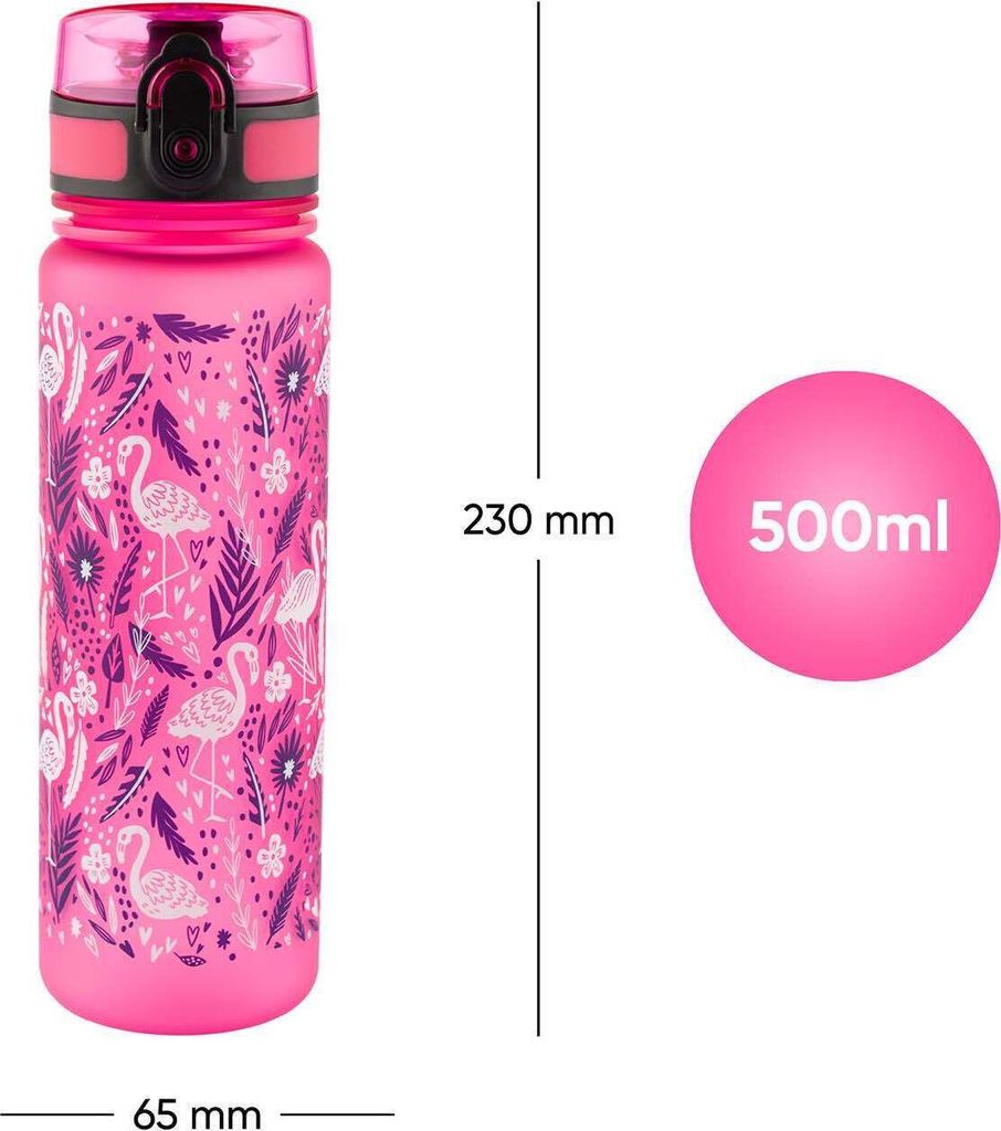 BAAGL Tritanová láhev na pití Flamingo 0,5l Obrázek produktu 7