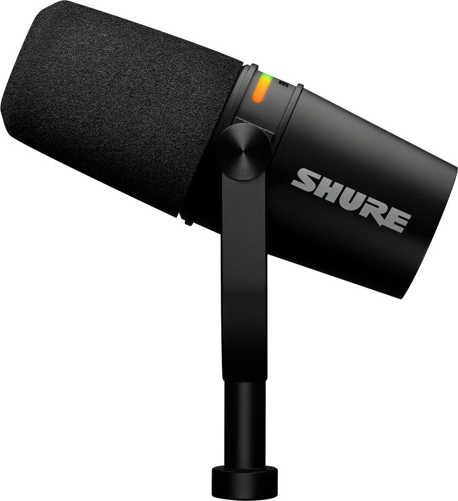 Shure MV7-K – Schwarzes XLR/USB-C-Mikrofon für Produktbild 