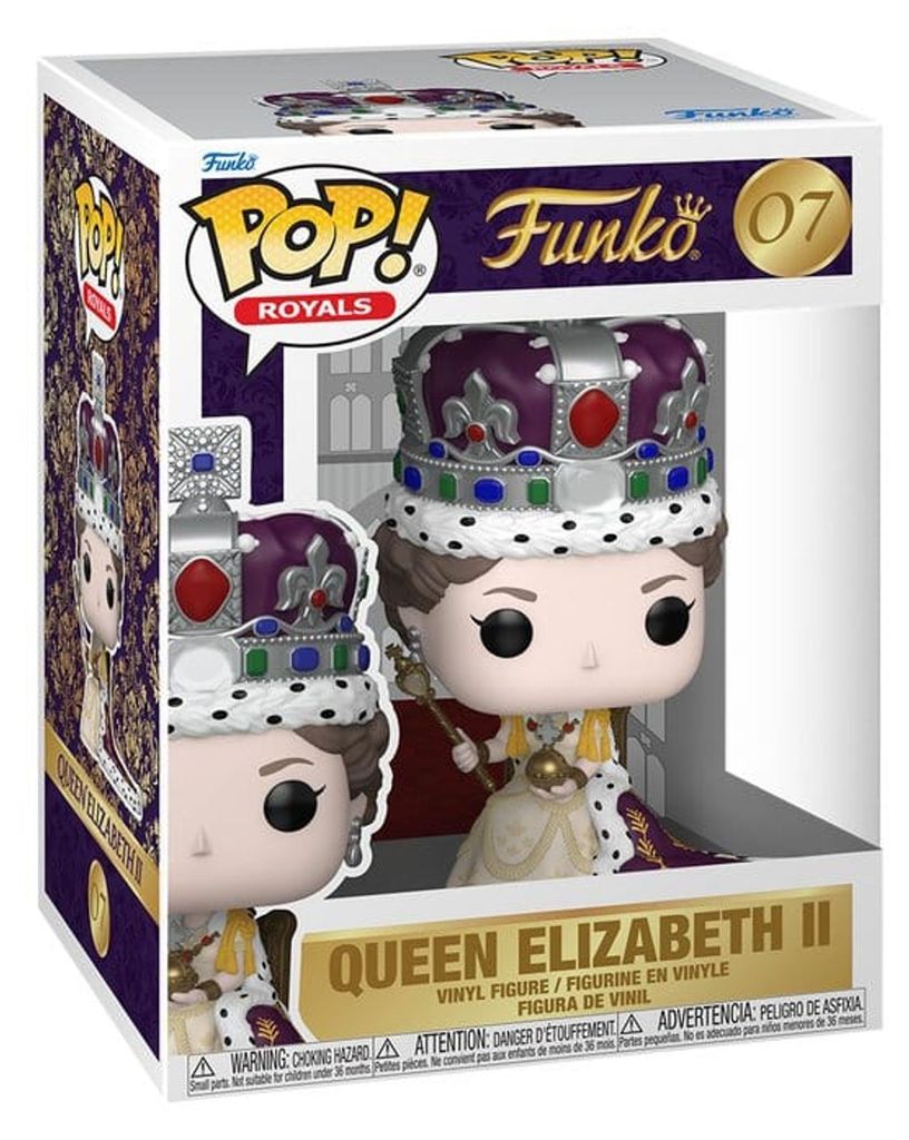 Statuetta Funko POP Royal Family 1 Wedding Queen Elizabeth Immagine del prodotto 