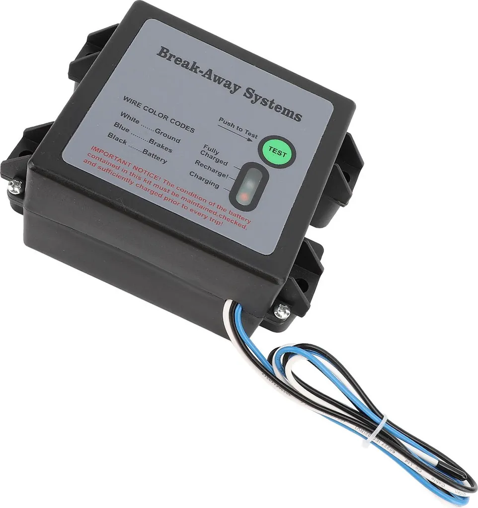 Kit Sicurezza Rimorchio 12V LED Universal Breakaway Switch Rosso