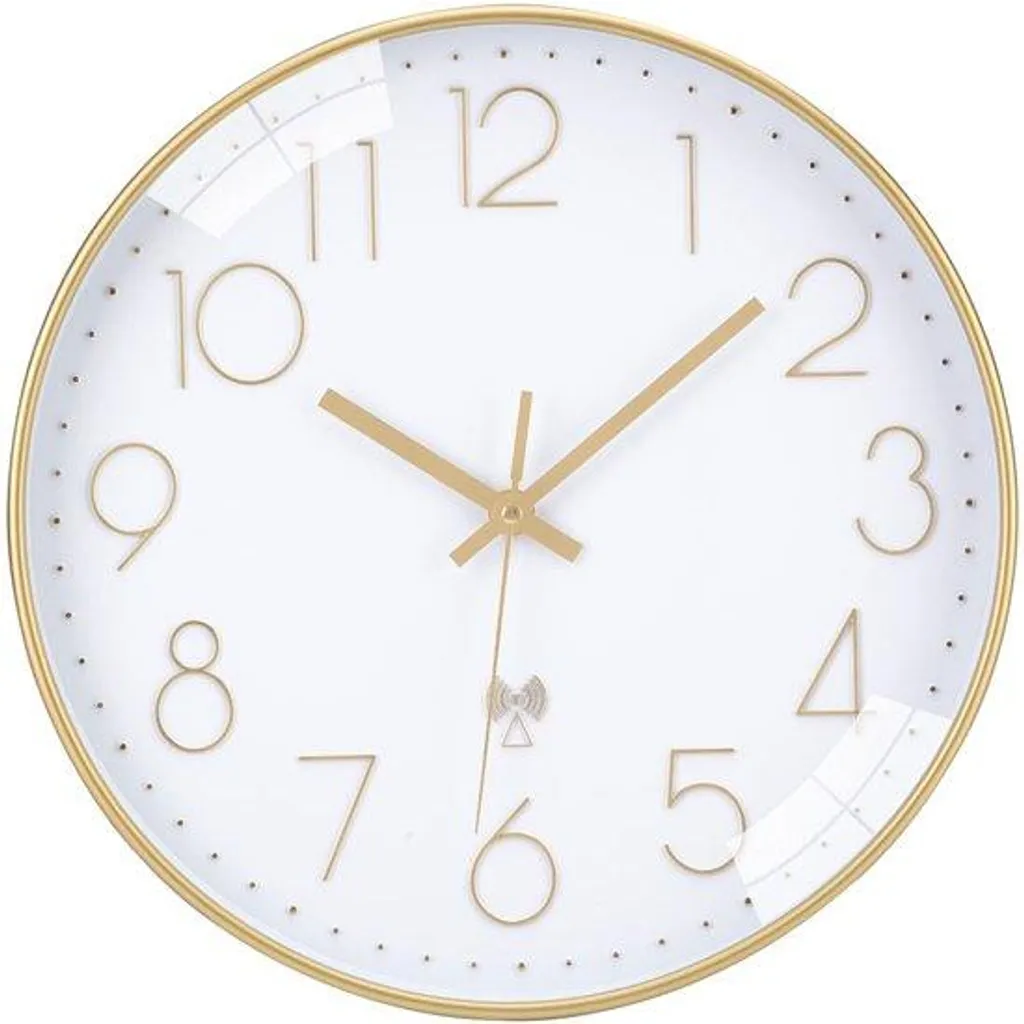 Grande horloge murale ronde 30 cm fonctionnant à piles design épuré
