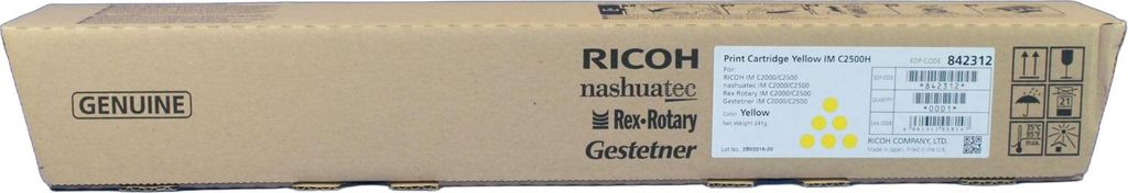 Ricoh Toner IM C2500H yellow 10500 Seiten 842312