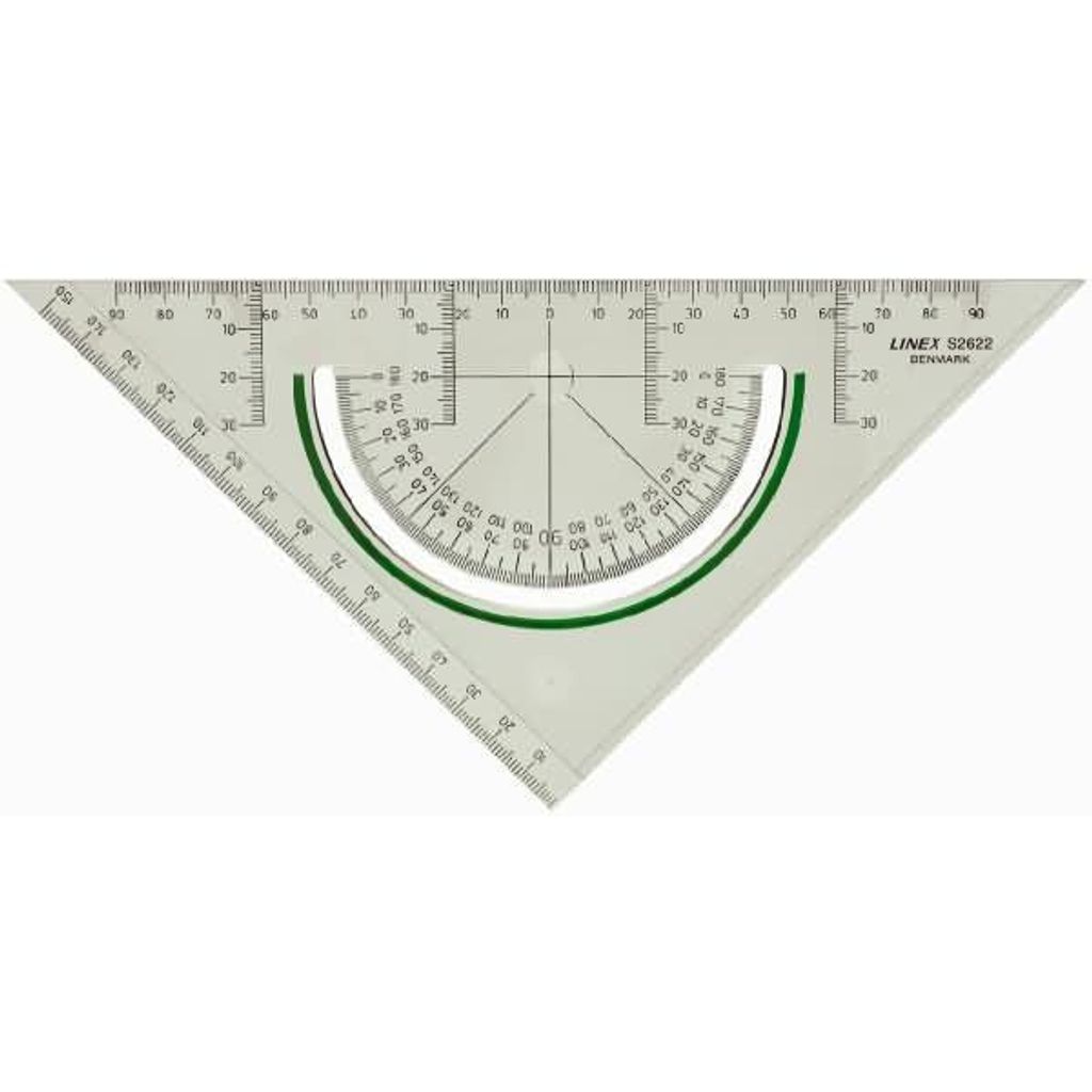 LINEX Super Serie Geo-Dreieck Kunststoff 225 cm Hypotenuse