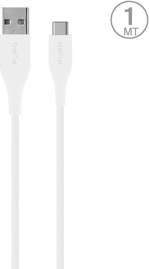 SBS USB-C auf USB-A Kabel 1,7m Weiß - Power and Data Cable