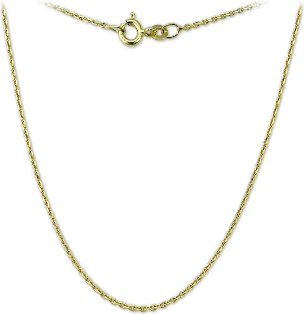 Collier ras de cou en or véritable 8 carats GoldDream pour femme 34 cm