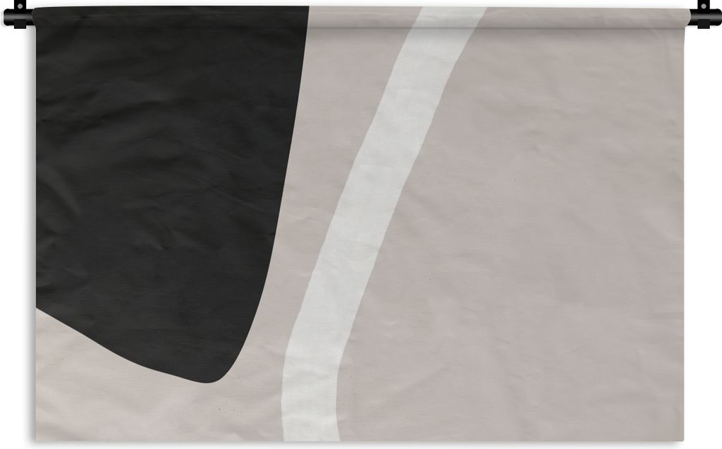 MuchoWow Wandteppich Wandbehang Pastell - Minimalismus - Formen 120x80 cm Tapisserie Dekoration Wandtuch - Wanddekorationen - Wandtücher