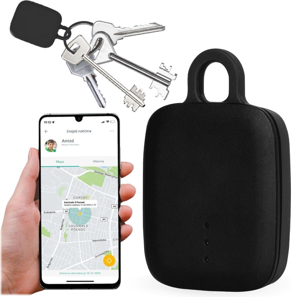 notiOne GO PLUS Bluetooth tracker do kluczy, zwierząt i Zdjęcie produktu 