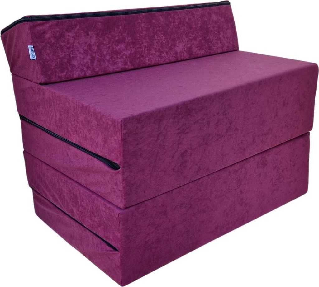 Klappmatratze mit Kopfteil 195x70x10 cm - 1224, leicht, Produktbild 