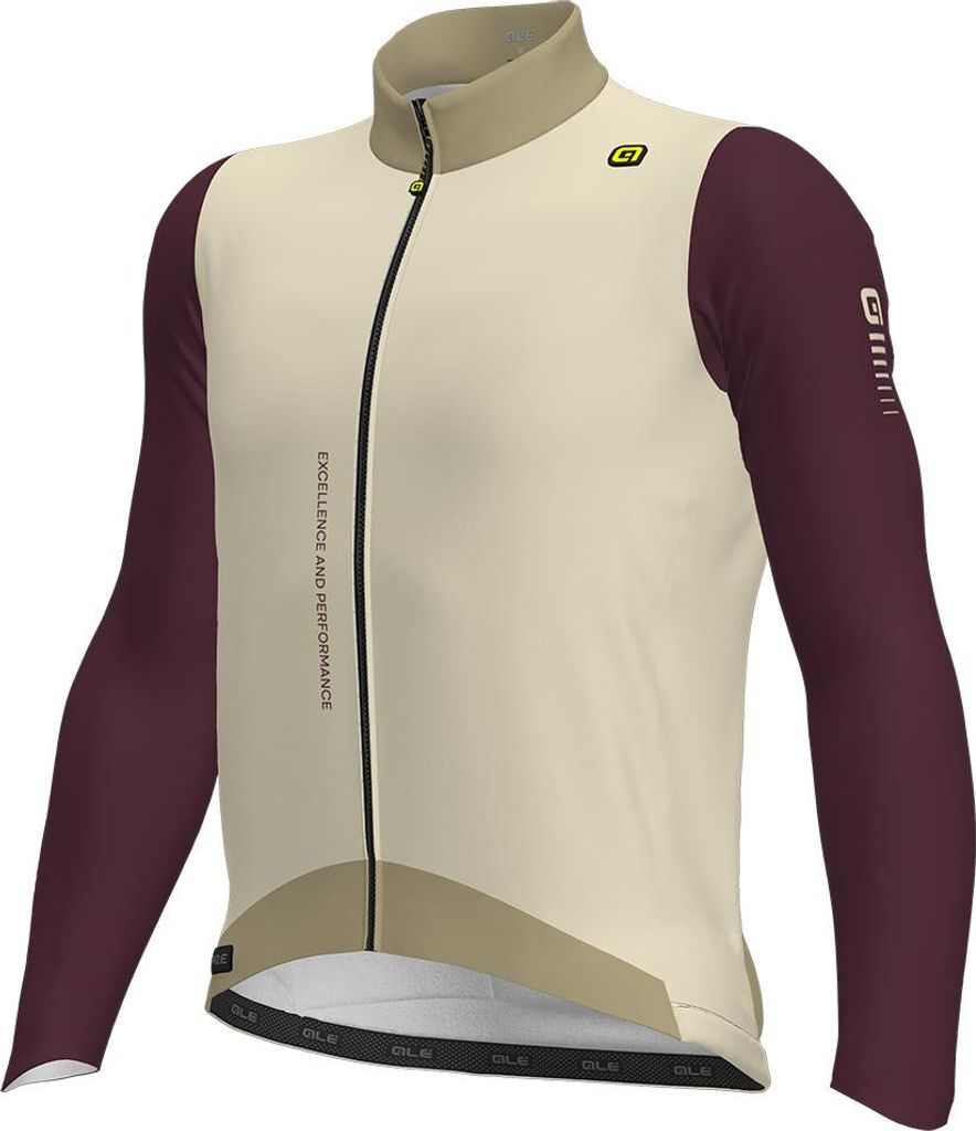 Ale Pr-e Infinito Langarm-trikot Beige M Herren Beige M