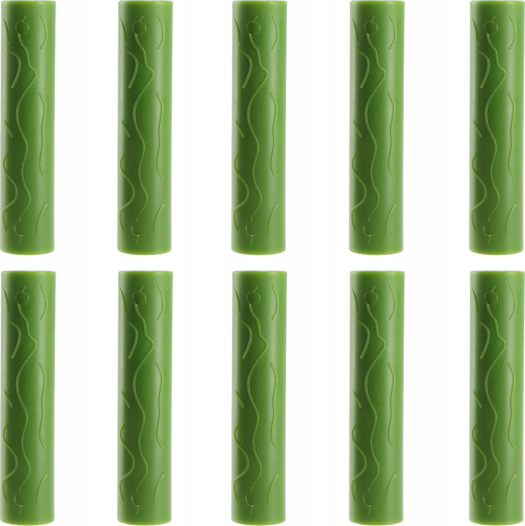 KADAX Gerader für Pflanzenstützen "Lugo", aus Kunststoff, Garten- & Gewächshaus-Zubehör, 11 mm, 10 Stück