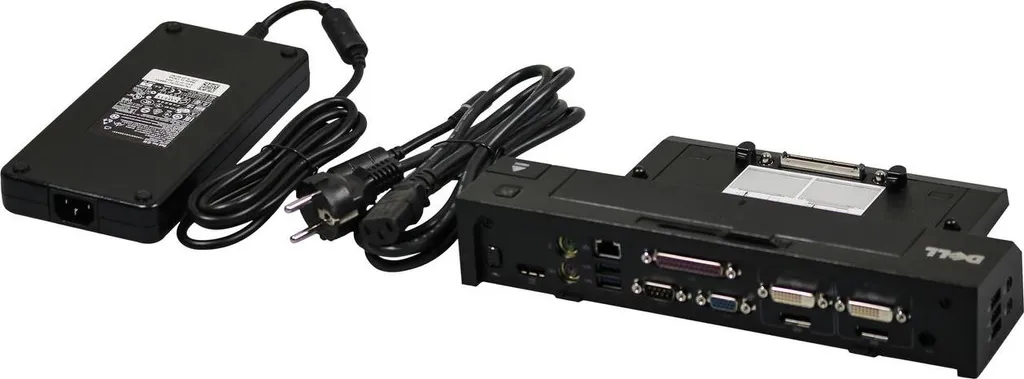 Dock Dell E-Port 240W idéal pour le double écran au bureau et maison