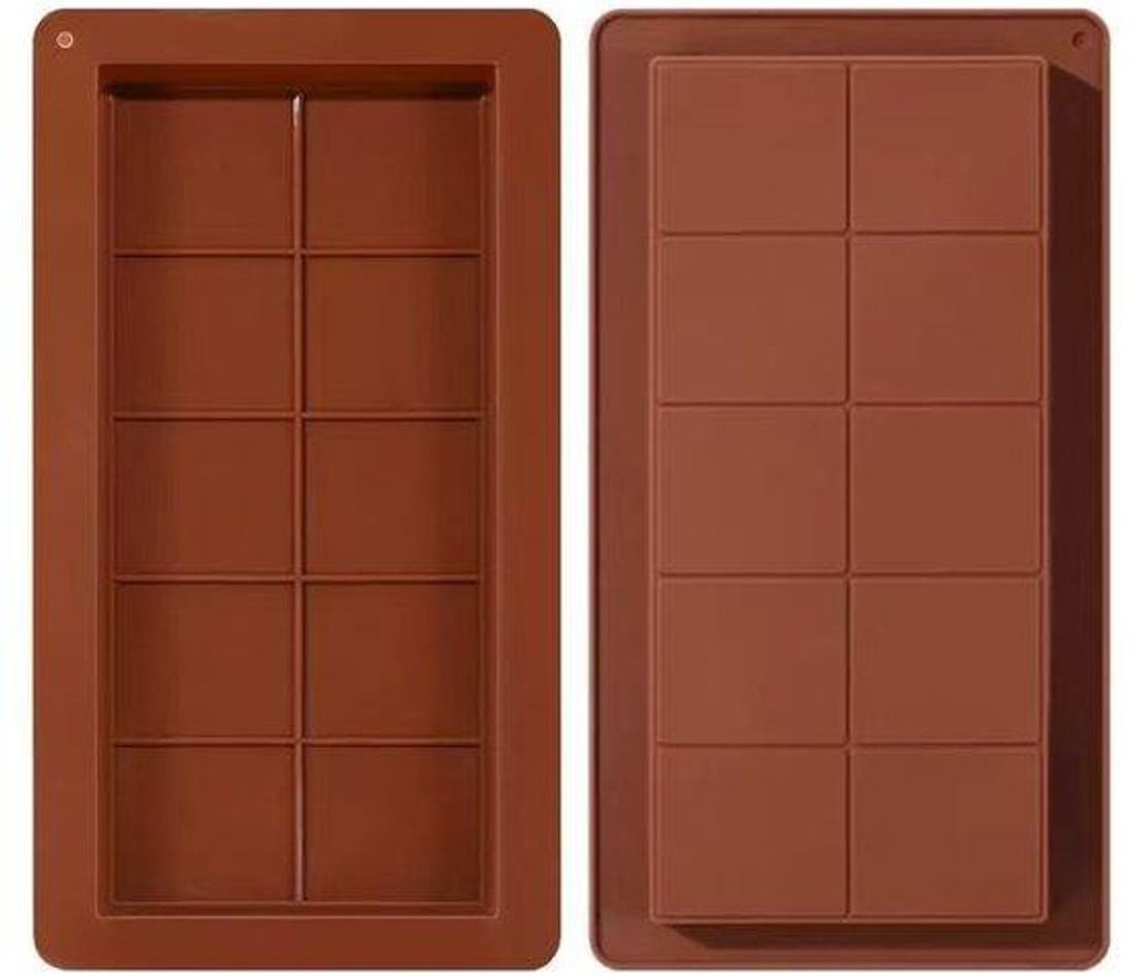 Silikonische Chocoladeformen Rechteckig für Proteinriegel, Dubai-Chocolade-Energie-Riegel, handgefertigte Geschenke, Cacaoformen, Cachemaltonen
