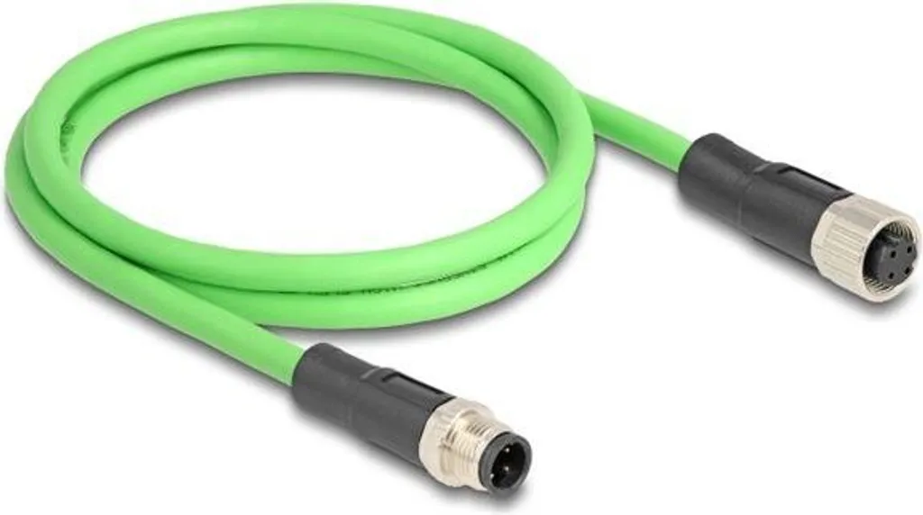 Cavo Delock M12 D-coded 4 Pin SF/UTP 1,0m | Soluzione Industrial Ethernet