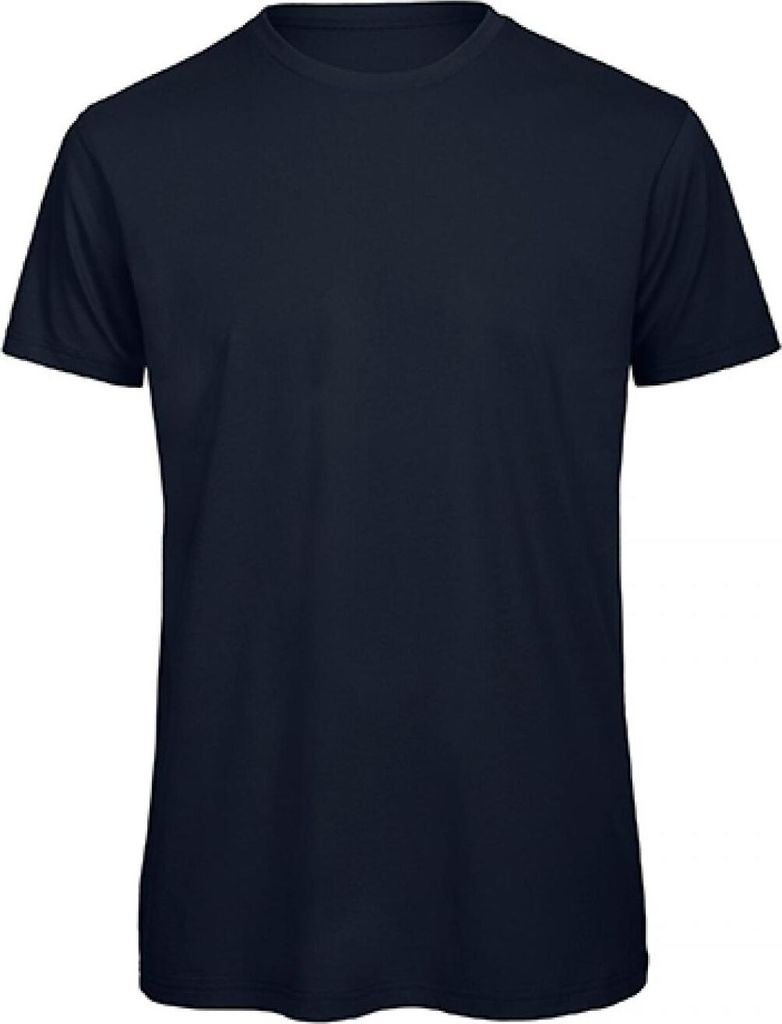 B&C TM042 | Herren T-Shirt / 100% Organic Baumwolle - Farbe: Navy - Größe: S