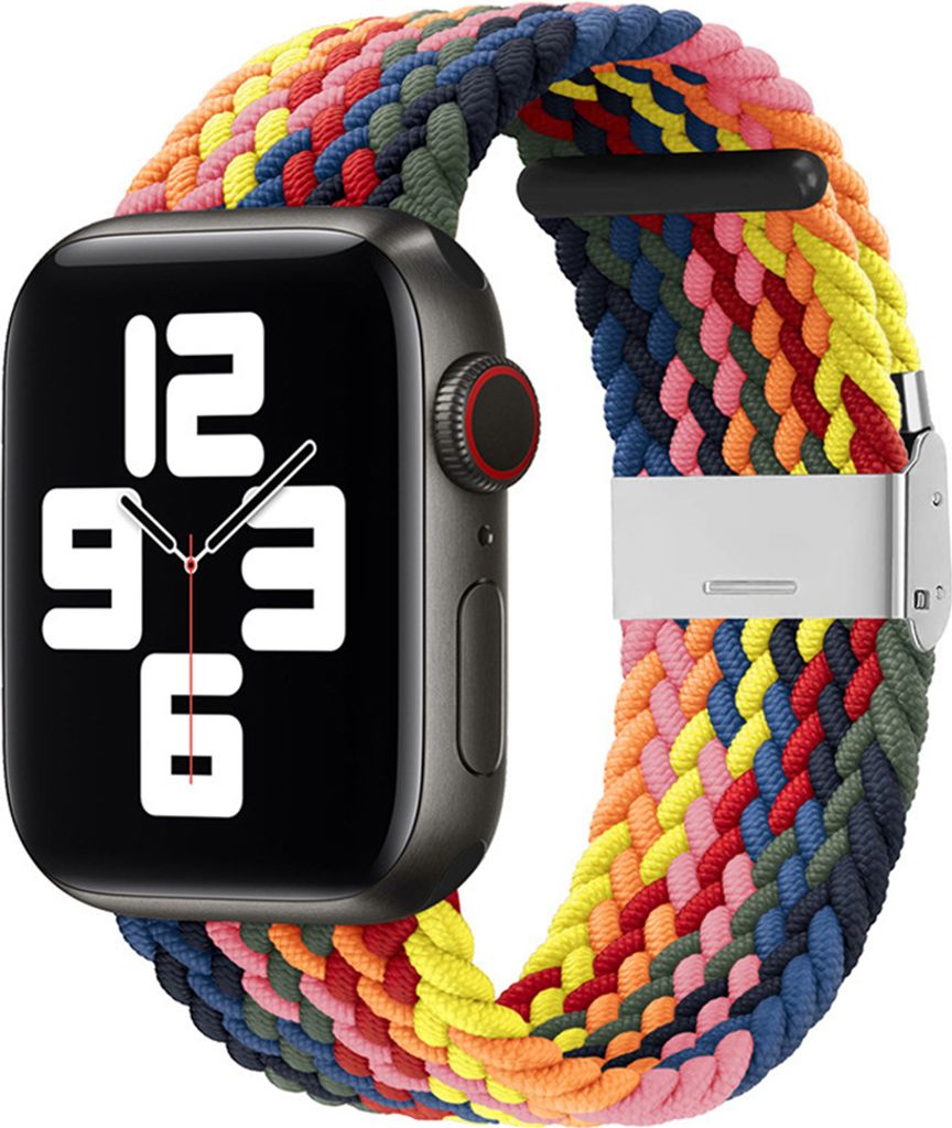Hochwertiges Armband für Apple Watch 1 / 2 / 3 / 4 / 5 / 6 / 7 / 8 / 9 / SE / SE 2 (38 / 40 / 41mm) - Mehrfarbig 2 KP31292