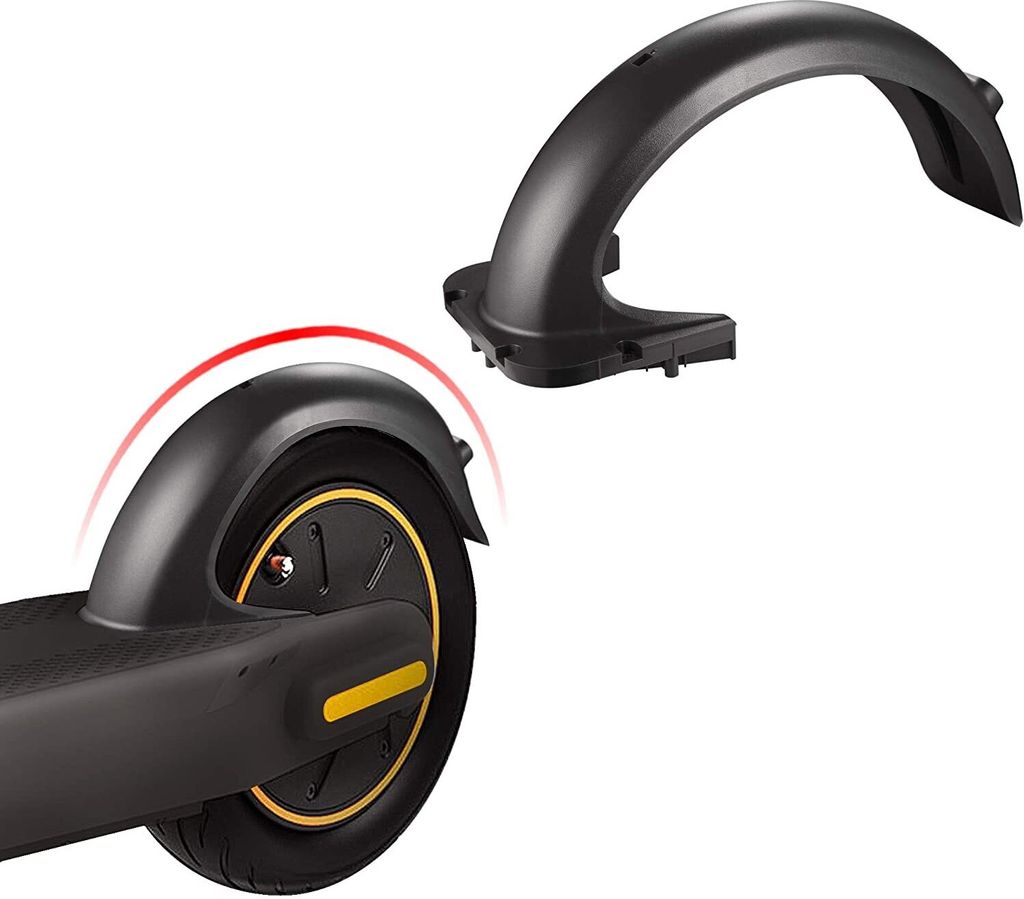 INF Ninebot Max G30 Heckfender Spritzschutz hinten Schwarz Produktbild 