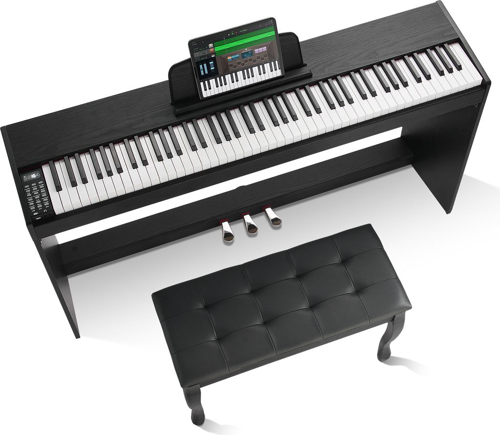 SucceBuy pianoforte digitale pesato, 88 tasti completamente Immagine del prodotto 