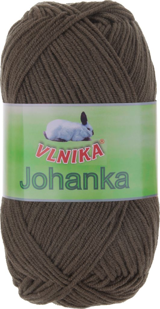 50g Strickgarn Johanka Strick-Wolle Handstrickgarn Klassikgarn Sommergarn Farbwahl, Farbe:089 mokkabraun