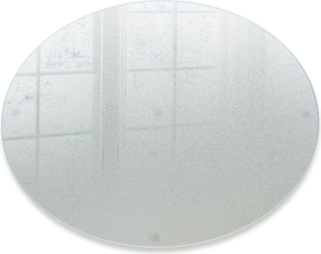 Runde Sicherheitsglas Platte - Klare Glasabdeckung - ESG gehärtet - Tischplatte Schutz - Möbel Glas - Floatglas Transparent - Zuschnitt - Fi 40cm