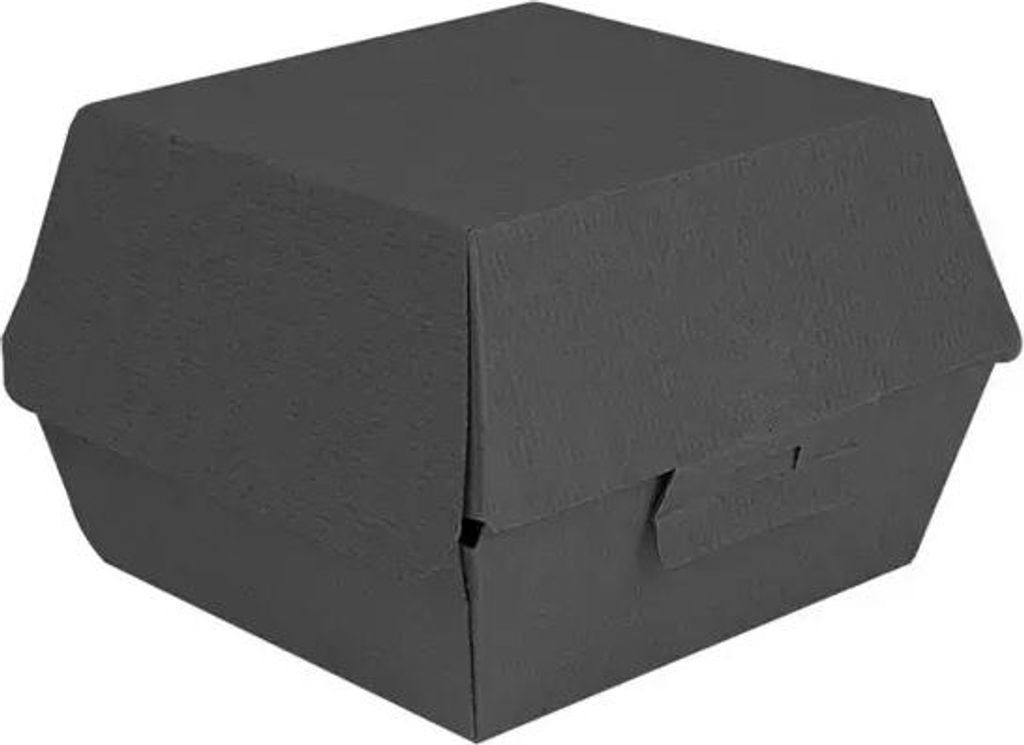 Thermobox für Burger, schwarz, Größe "M", 13 x 12,5 x 9 cm, Produktbild 