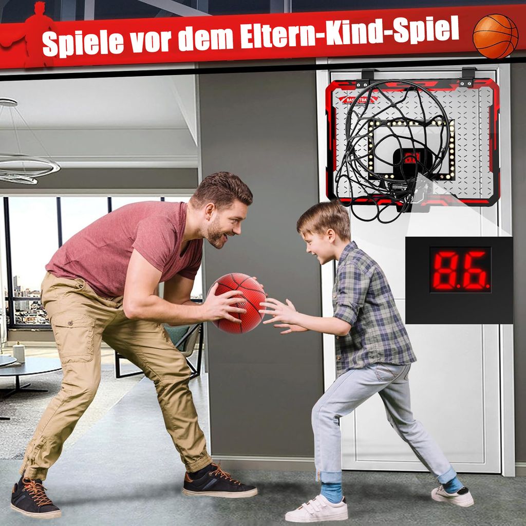 Mini Basketballkorb, Basketballkörbe Kinder Indoor, Produktbild 2