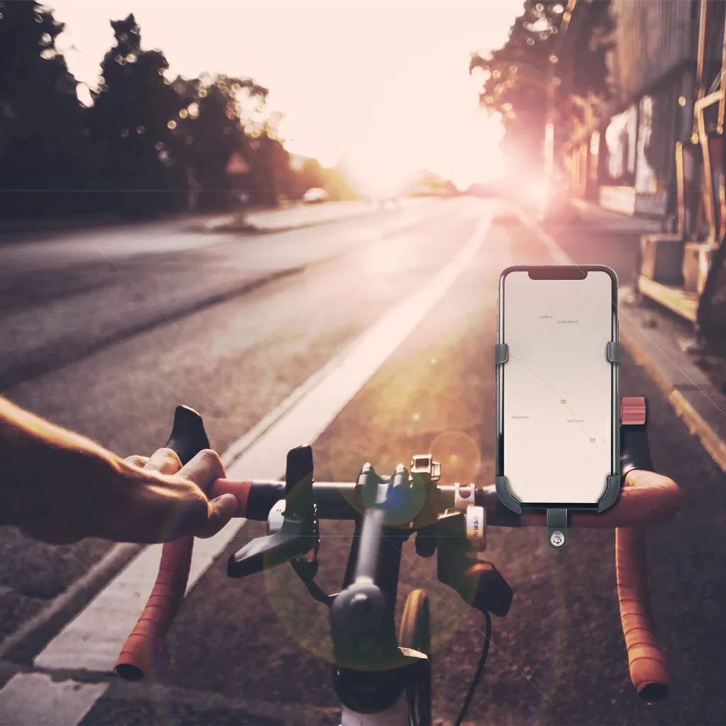 Support Smartphone Vélo Logilink avec Fixation Stable pour Écrans 7" Max - 4