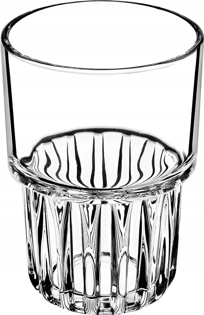 Bicchieri Acqua FCM 320ml Set da 4 | Stile Contemporaneo e Trasparente