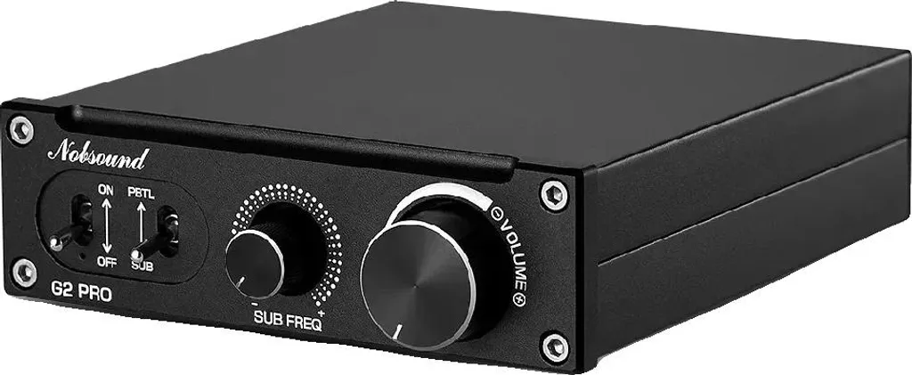 Amplificateur de subwoofer 300W à réponse en fréquence réglable noire