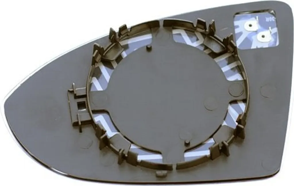 Verre de rétroviseur asphérique blanc chauffé - Solution anti-angle mort