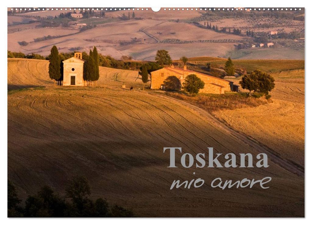 Toskana - mio amore (Wandkalender 2027 DIN A2 quer), CALVENDO Monatskalender