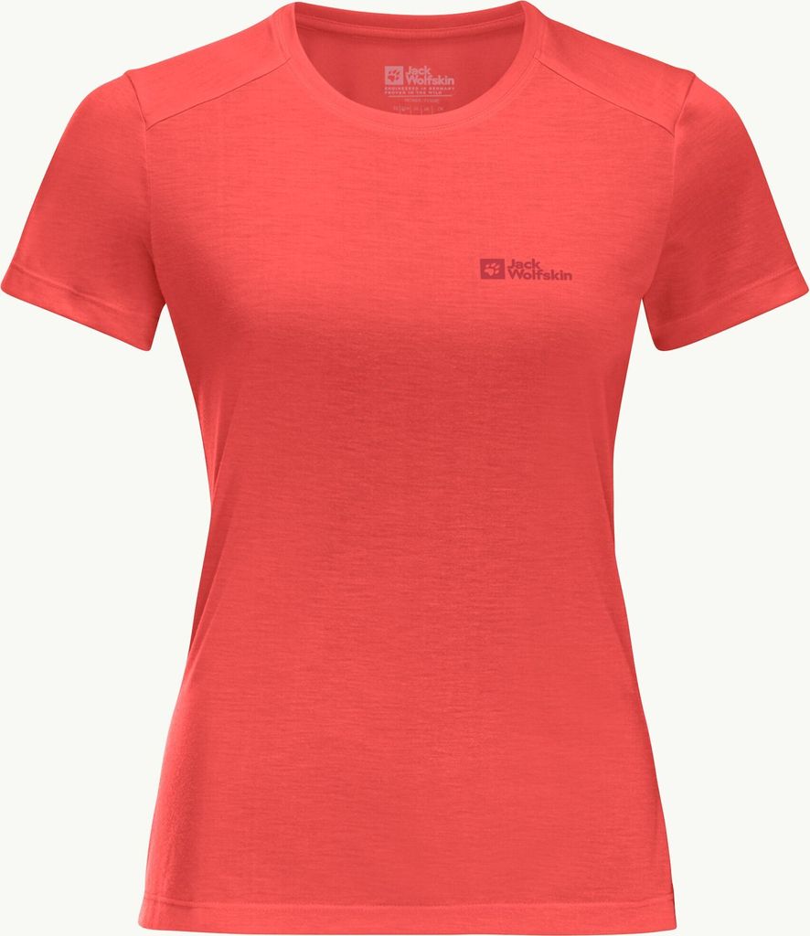 JACK WOLFSKIN VONNAN S/S T W 2720 vibrant red M