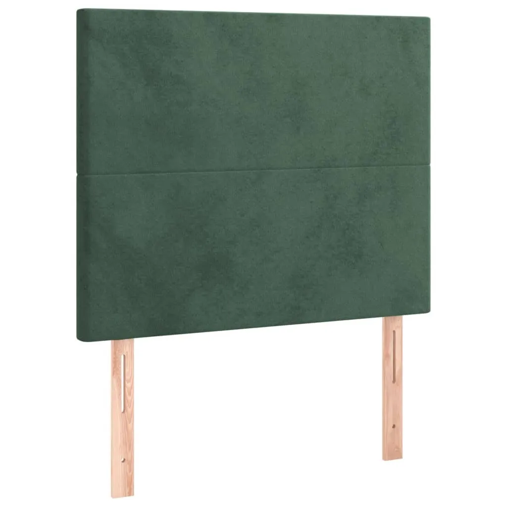 Testiera Letto SYFAX™ Velluto Verde Scuro 100cm | Design Luxury - 1