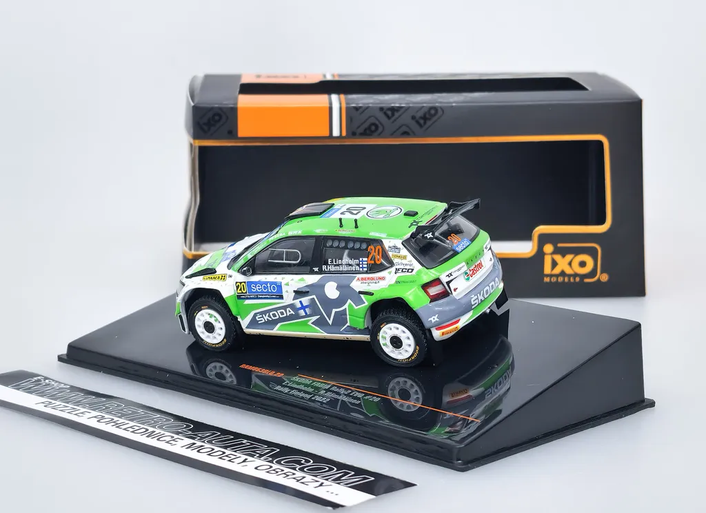 Réplique Fidèle Škoda Fabia Rally2 EVO IXO 1:43 : Finition sans Faille - 5
