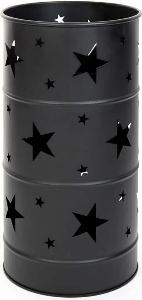 Chauffage extérieur sécurisé Westmann - Foyer acier noir anti-vent